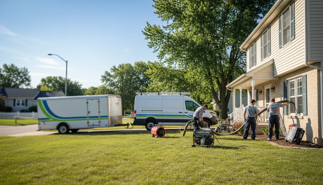 Flooded Basement Restoration And Cleanup With Repair in Maize, KS near me